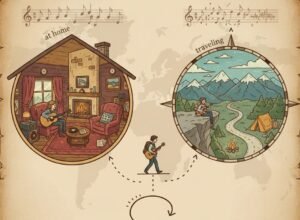 Playing Music While Traveling Is Not the Same as at Home — But You Can Make It Happen